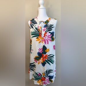 Old Navy Multicolor Tropical Floral Dress lined